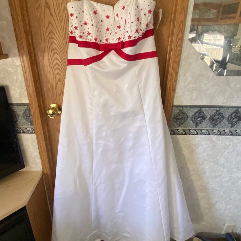David’s bridal dress size 16 worn once